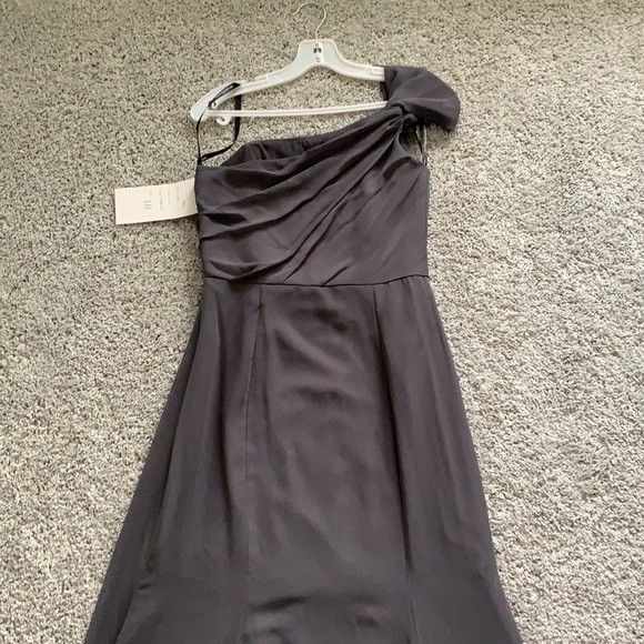 Jim Hjelm Occasions Gray Dress - NEW with tags - Picture 6 of 13